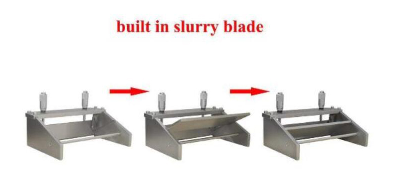 250mm Width Film Applicator buit in slurry blade