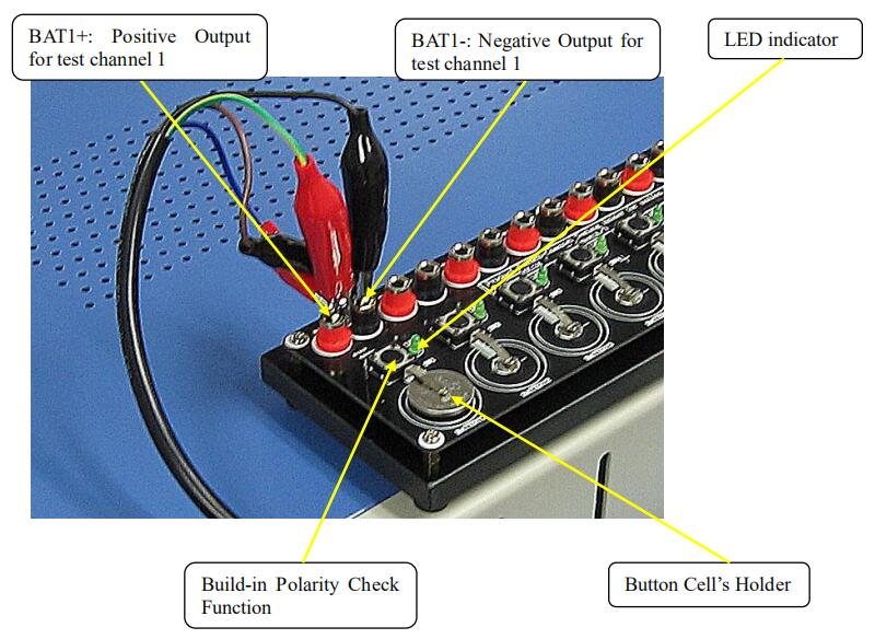 Button Cell Testing Clips for Coin Cell Testers