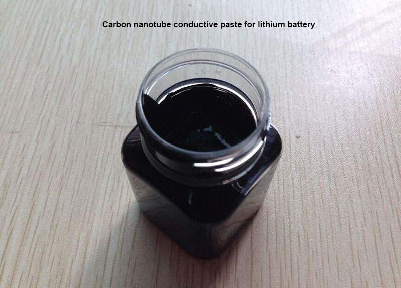 Carbon nanotube conductive paste for battery