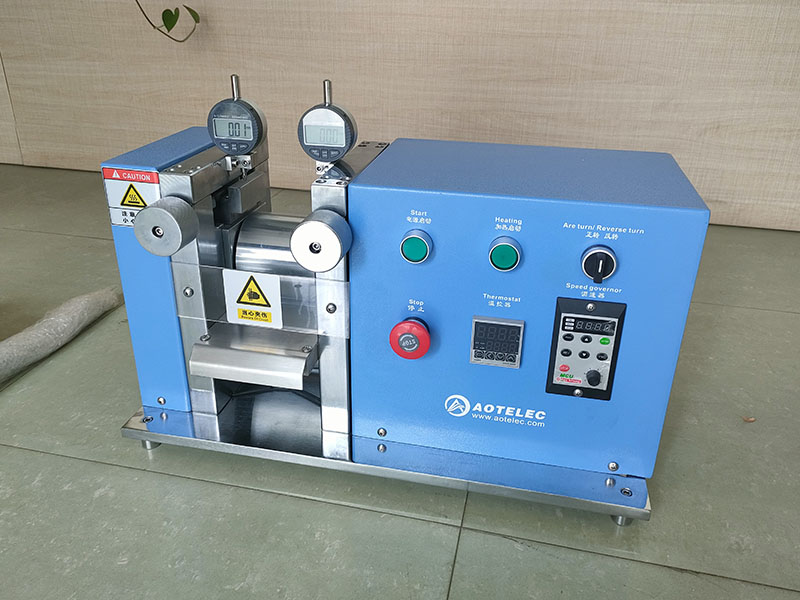 Battery Electrode Calendering Machine with Heat function