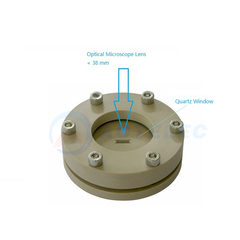 Split Cell With Quartz Window