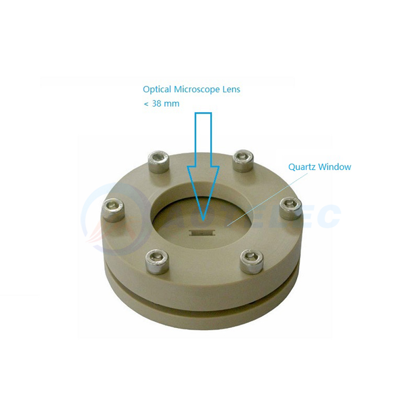 Split Cell With Quartz Window