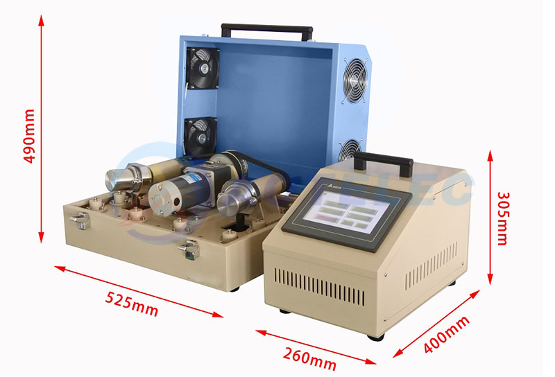 Dual Jar Hi-Energy Rotary And Shaker Ball Mill With Remote Controller