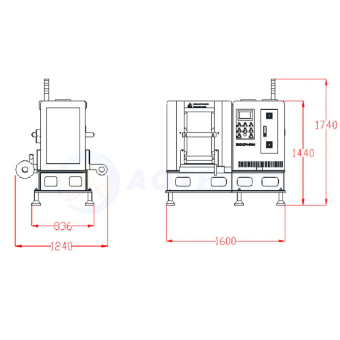 electrode calendering machine