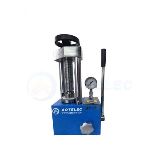 battery powder press