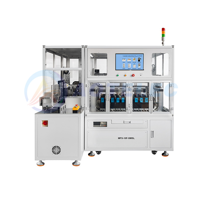 All-in-One Automatic Sticker, Sorting & Receiving Machine for Cylindrical Lithium Batteries