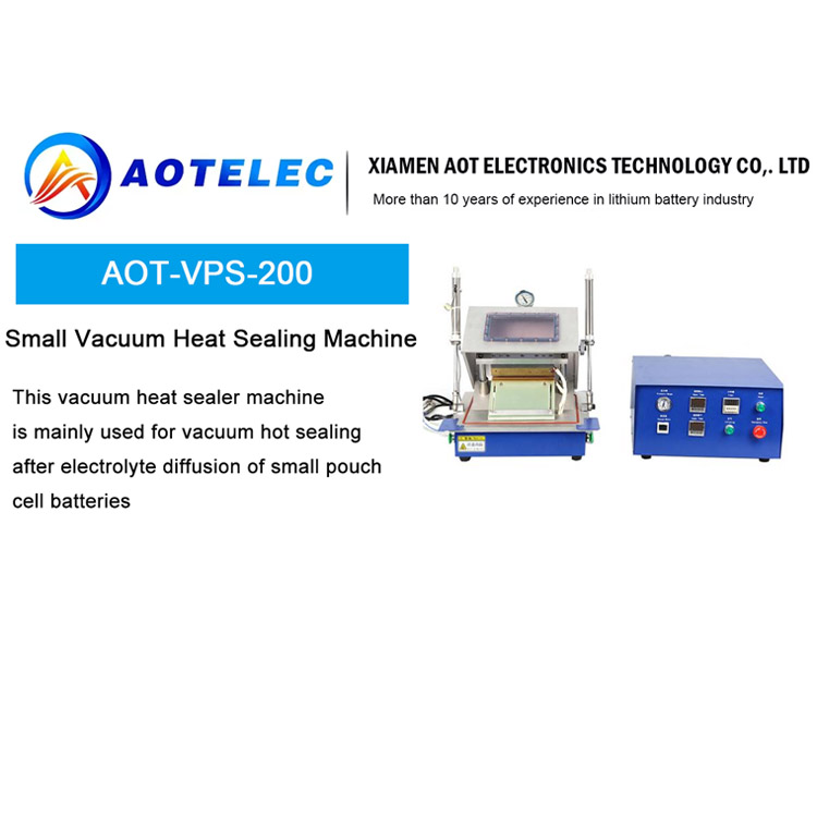 Small Vacuum Heat Sealing Machine for Lab Pouch Cell Battery