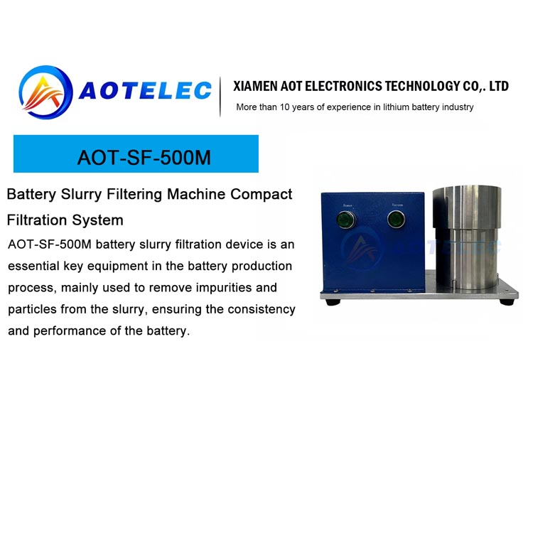 Battery Slurry Filtering Machine Compact Filtration System