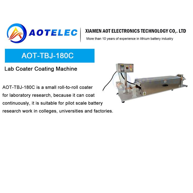 Lab Coater Coating Machine for 18650 Cylindrical Battery 