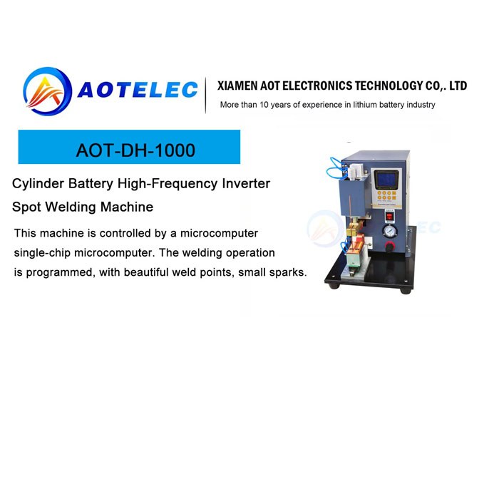  Cylinder Battery Cell Single Point Pneumatic Spot Welder