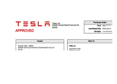 AOTELEC Becomes a Tesla Supplier